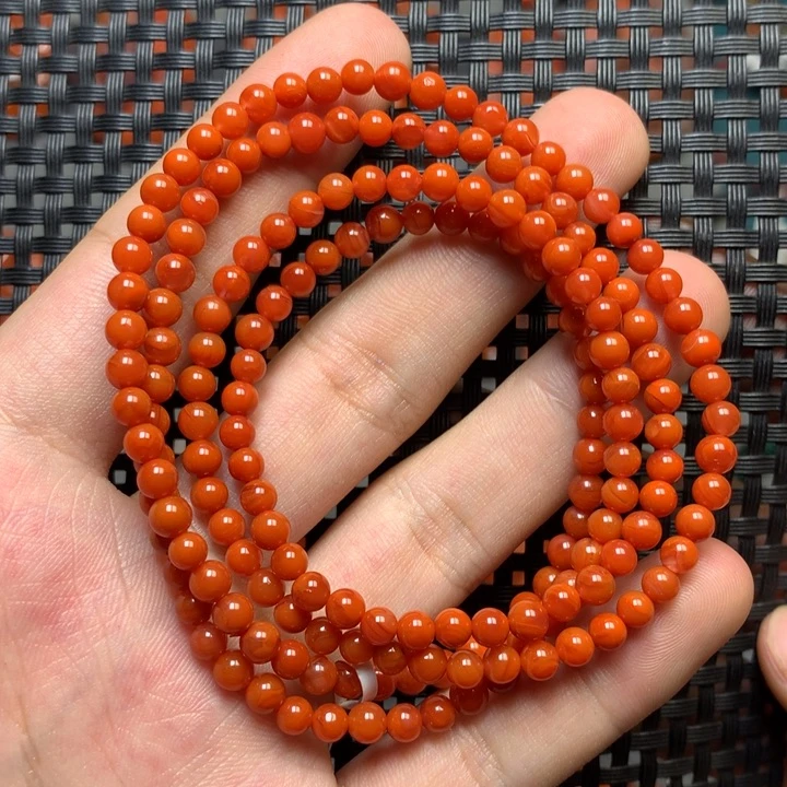 未镶嵌手链南红玛瑙4mm