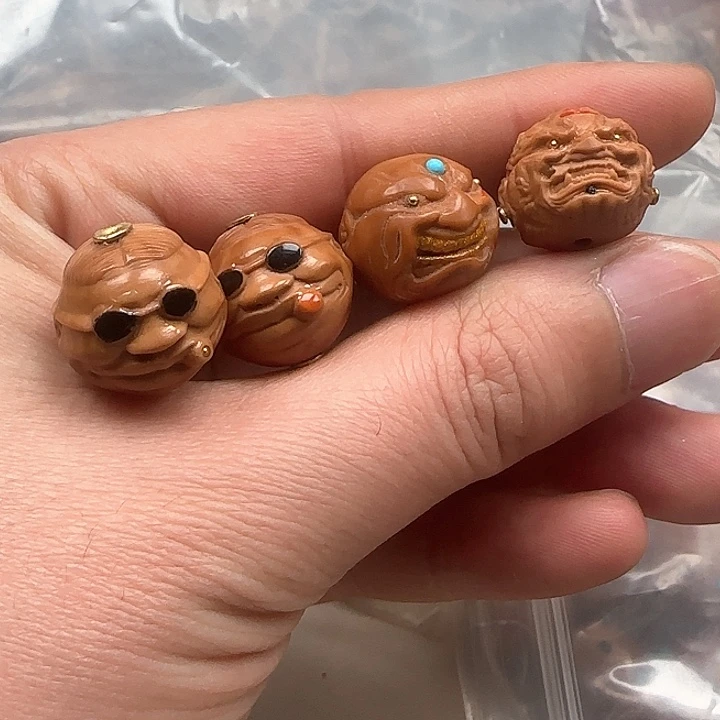 猴头核桃吊坠单籽4颗