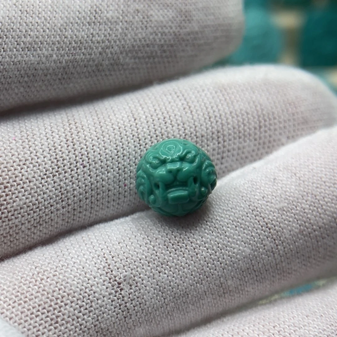 未镶嵌绿松石颈饰卡9.5