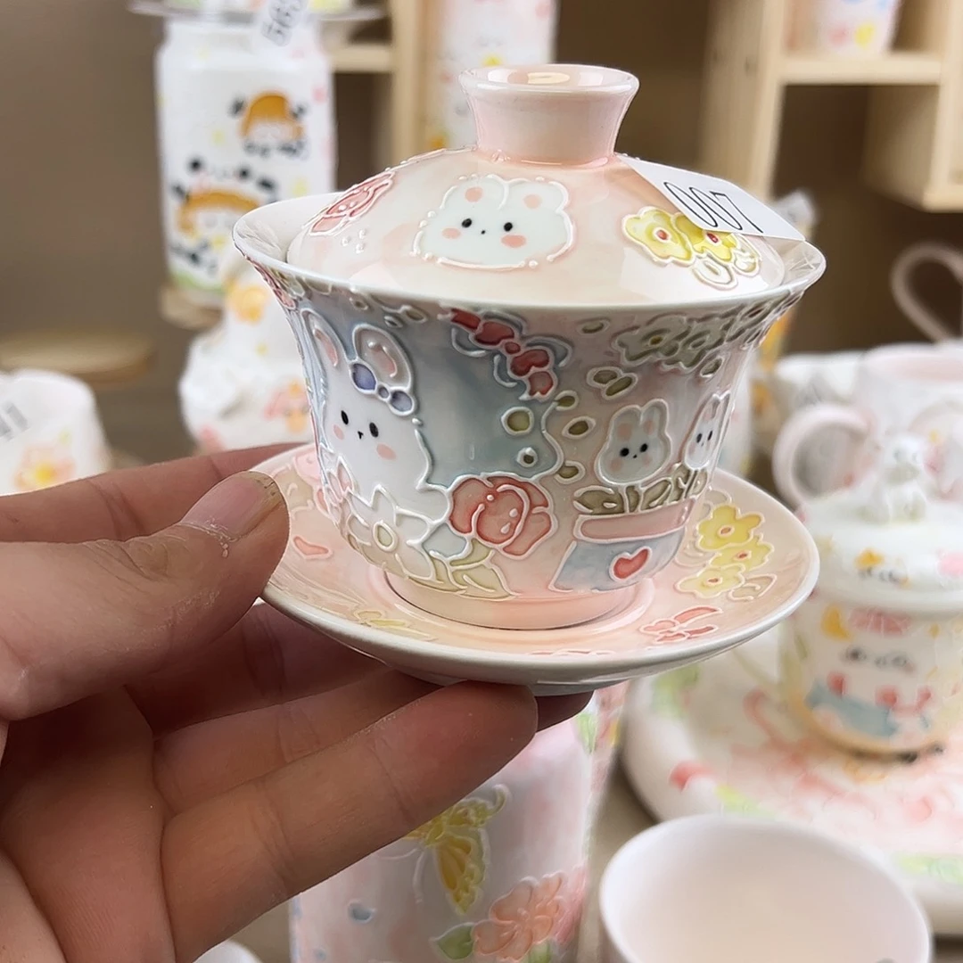 观*景德镇高温釉下手绘陶瓷007