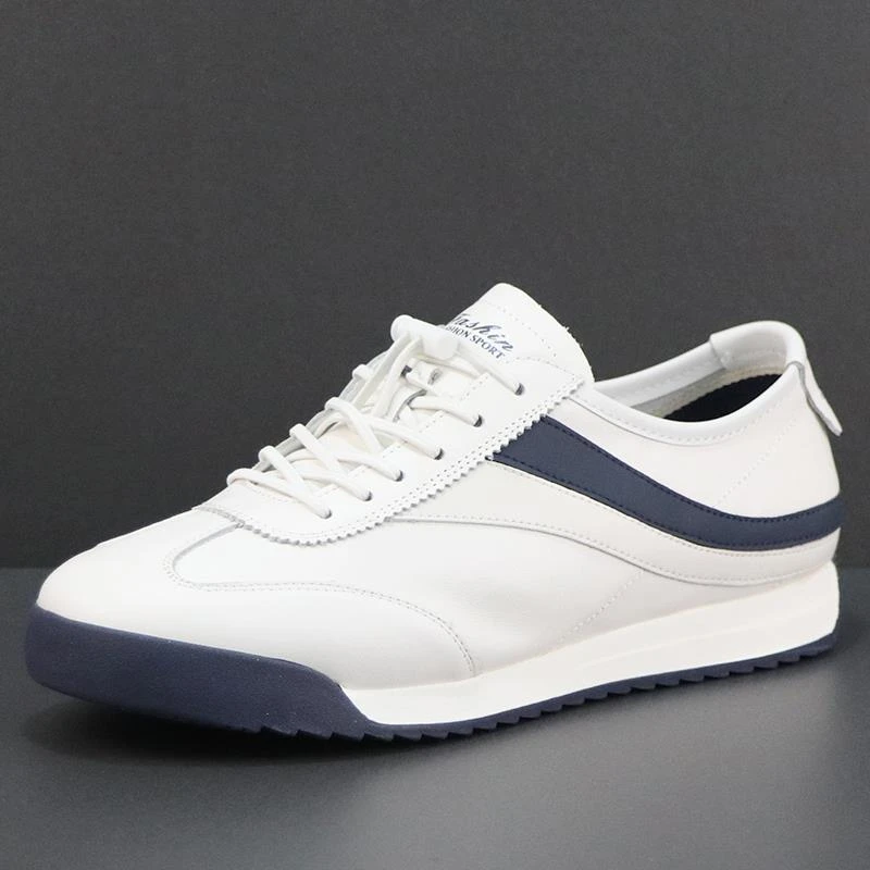 路易圣戈希小白鞋男新款夏季薄款透气德训鞋防滑软底软面休闲板鞋