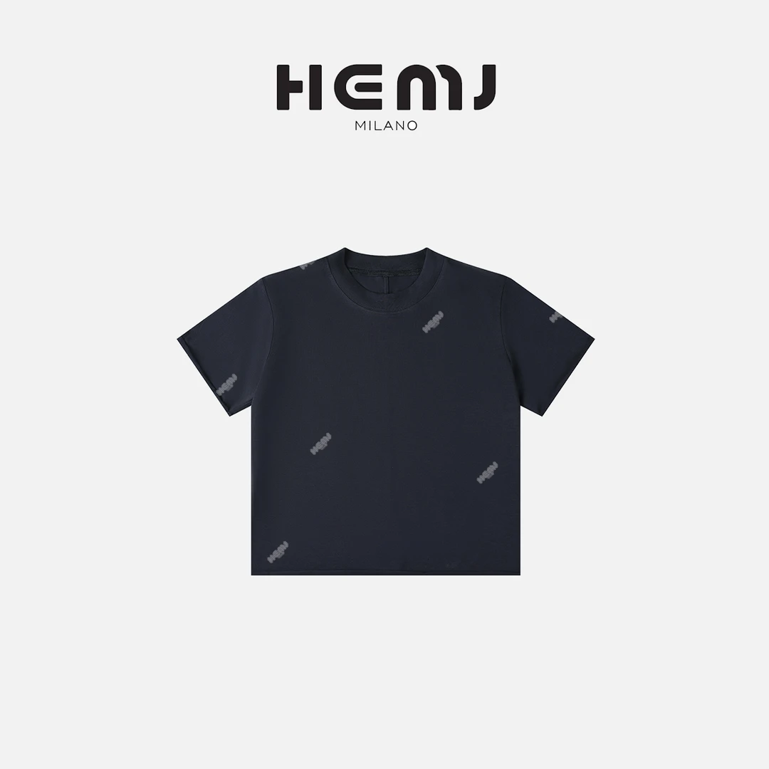 HEMJ 和梦洁夏季百搭时尚圆领休闲短袖T恤 23C18147