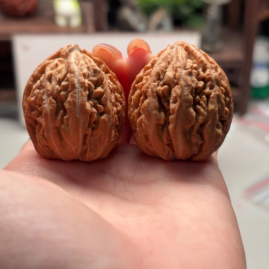 把件文玩核桃小蛙磕83