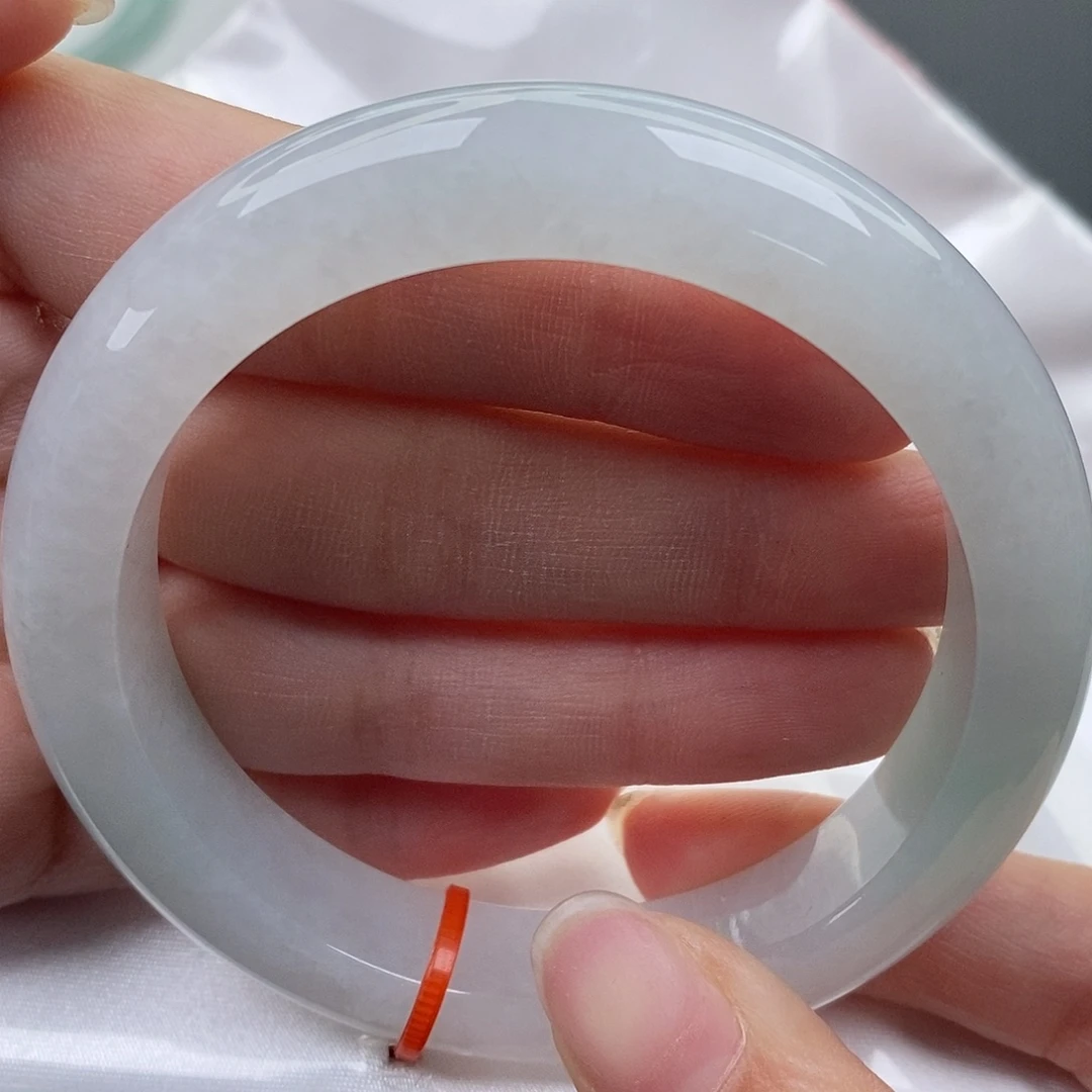 翡翠未镶嵌手镯缅甸天然A货翡翠 57