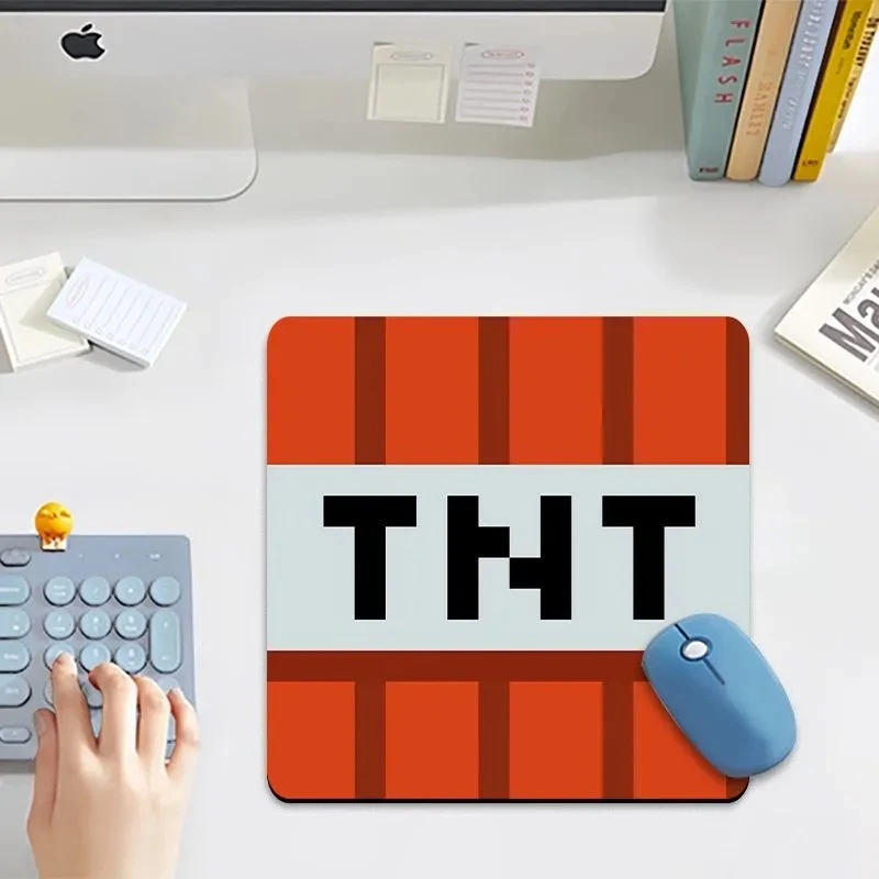 我的世界周边自由建造方形高颜值小号几何简约游戏办公桌鼠标垫