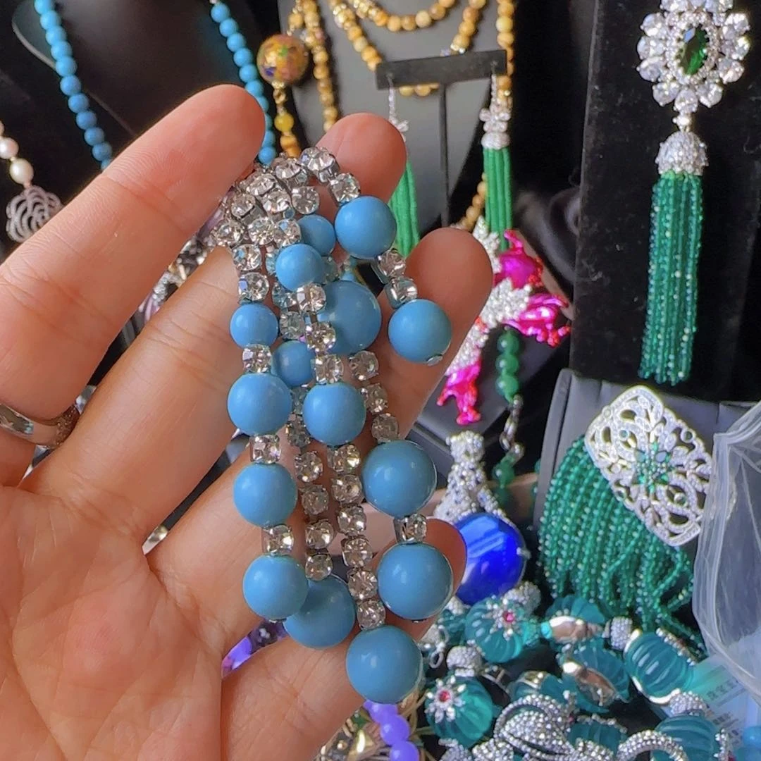 *****铁合金大理石耳饰