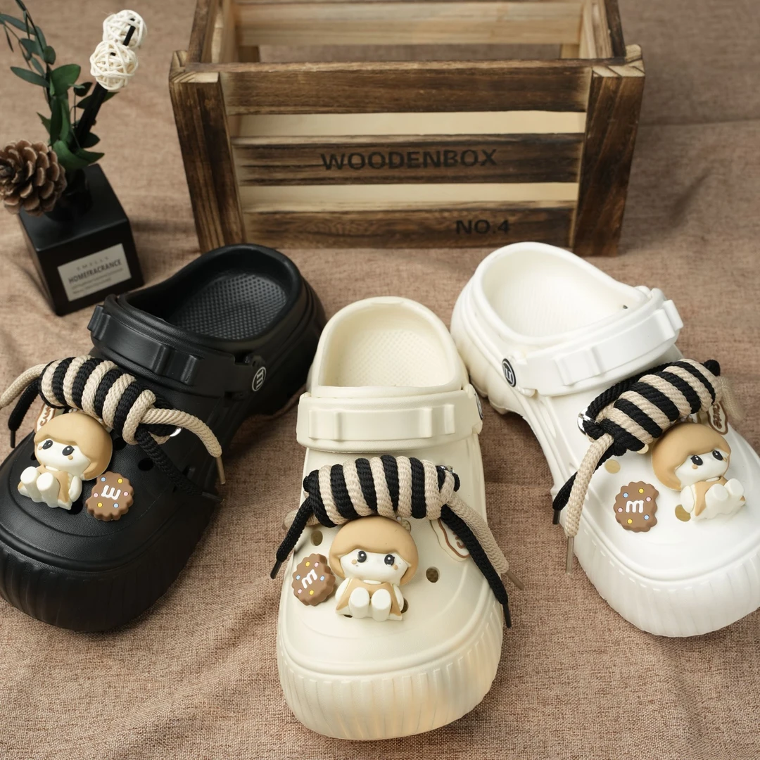 爆款防滑洞洞鞋2025女款沙滩鞋夏季外穿百搭洞洞鞋