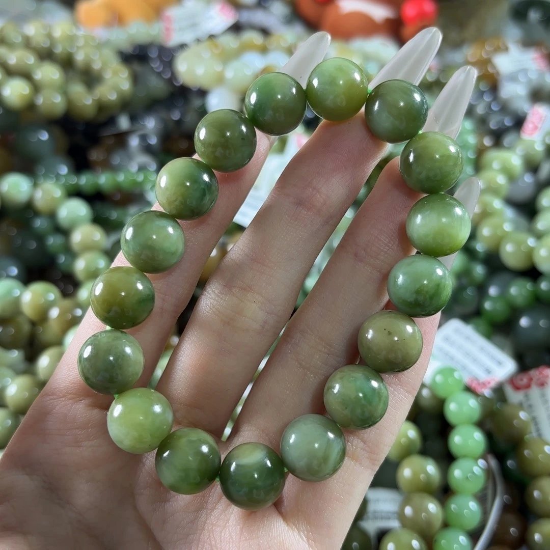 和田玉未镶嵌手链296