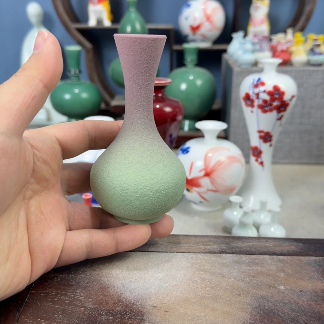 陶瓷手工小花器摆件
