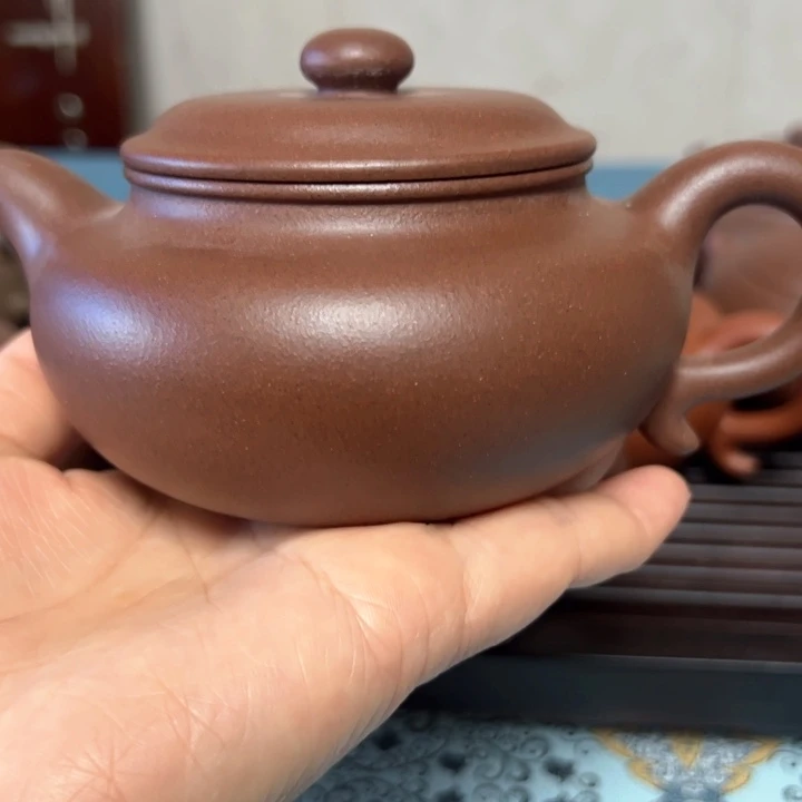 东*宜兴紫砂壶精工半手