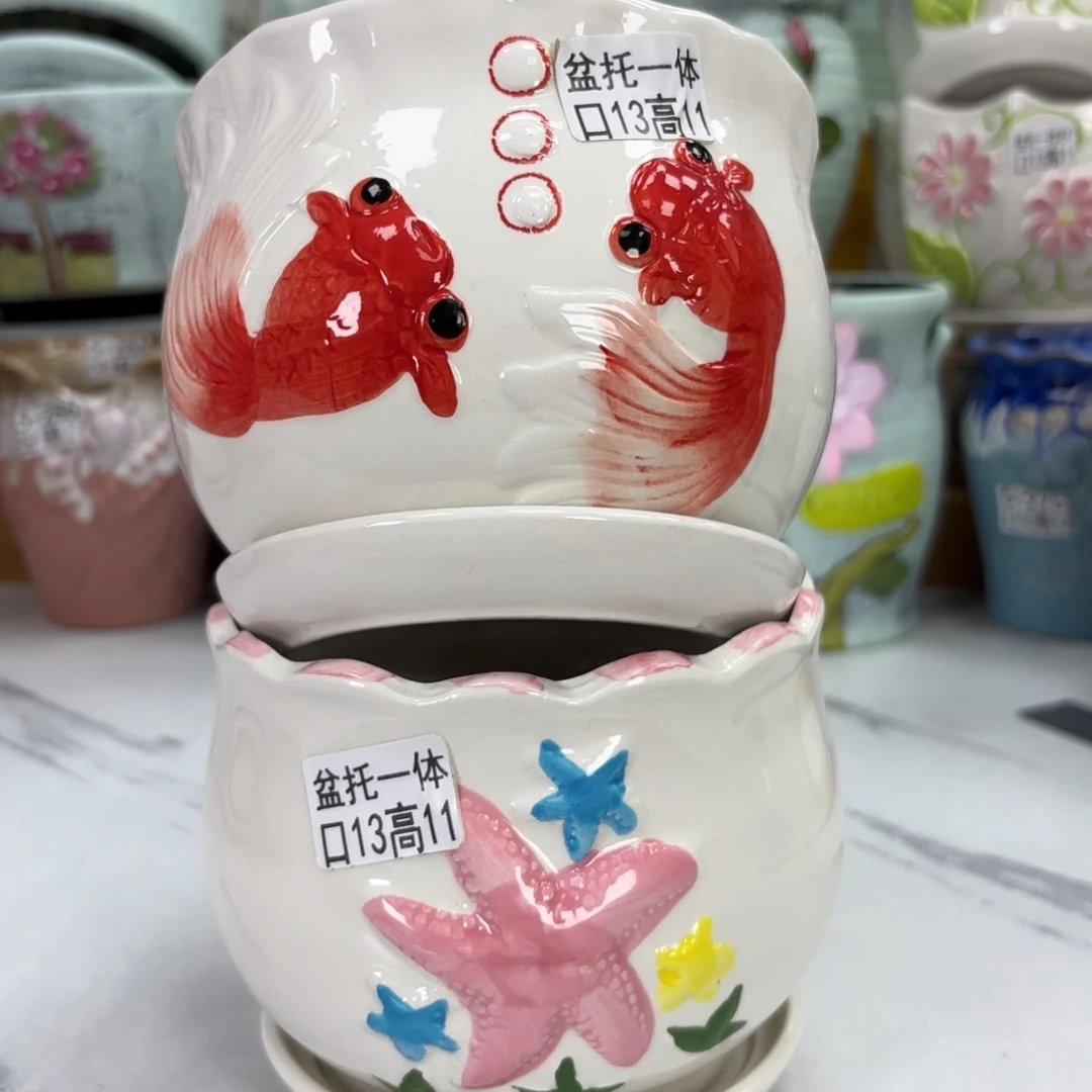 @夏西陶瓷花盆@@5955977