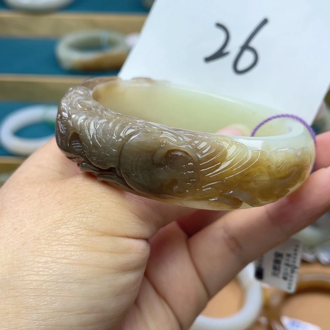 未镶嵌手镯和田玉圈口56