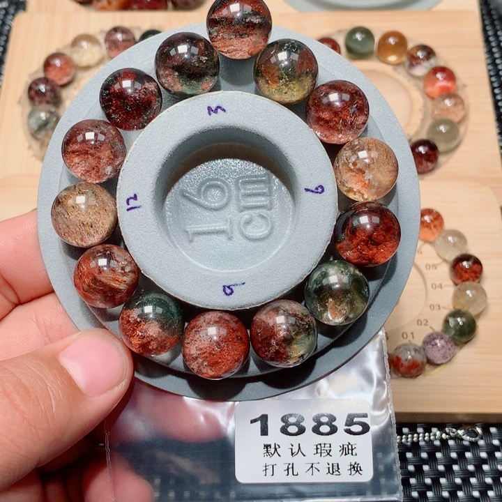 一***团水晶项链未镶嵌单珠组串