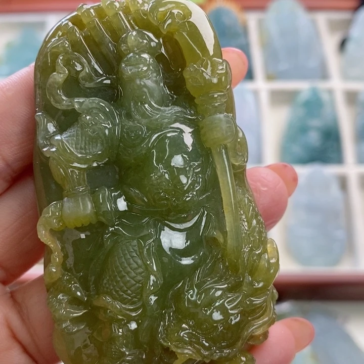 颈饰未镶嵌翡翠翡翠