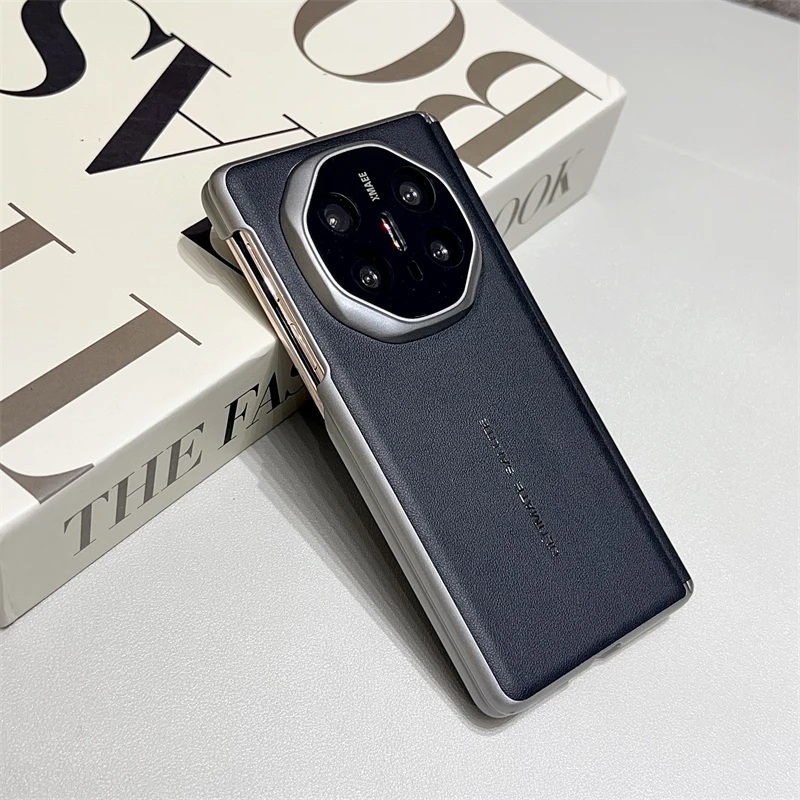 适用华为mateX6折叠屏手机壳双中轴全包防摔保护套商务素皮高级感