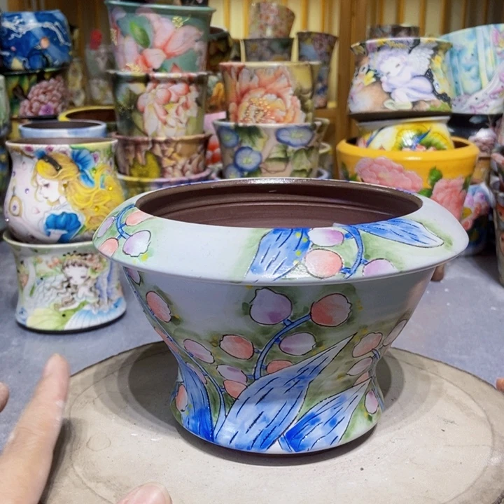 景德镇艺术手绘作品