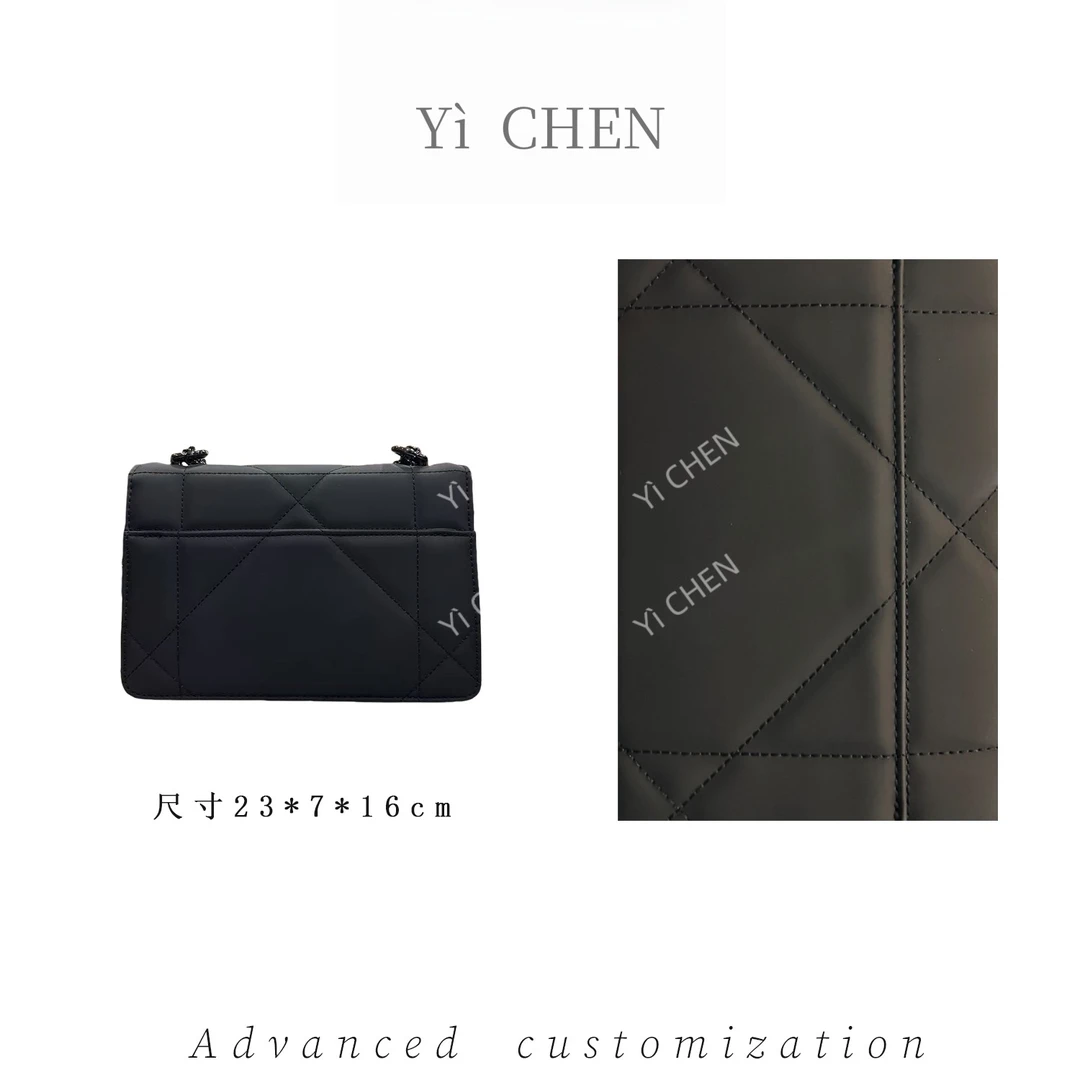 【Yì CHEN】QYX-9982-黑色 简约时尚女士新款轻奢单肩斜跨包