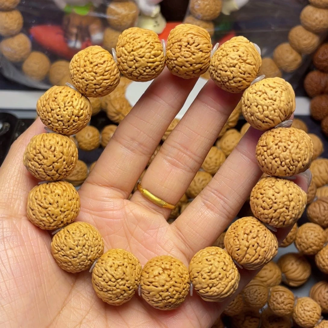 桃核手串18+龙鳞凤尾手串