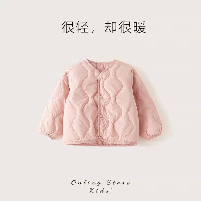 6473男童女童宝宝保暖基础棉衣羊毛外套