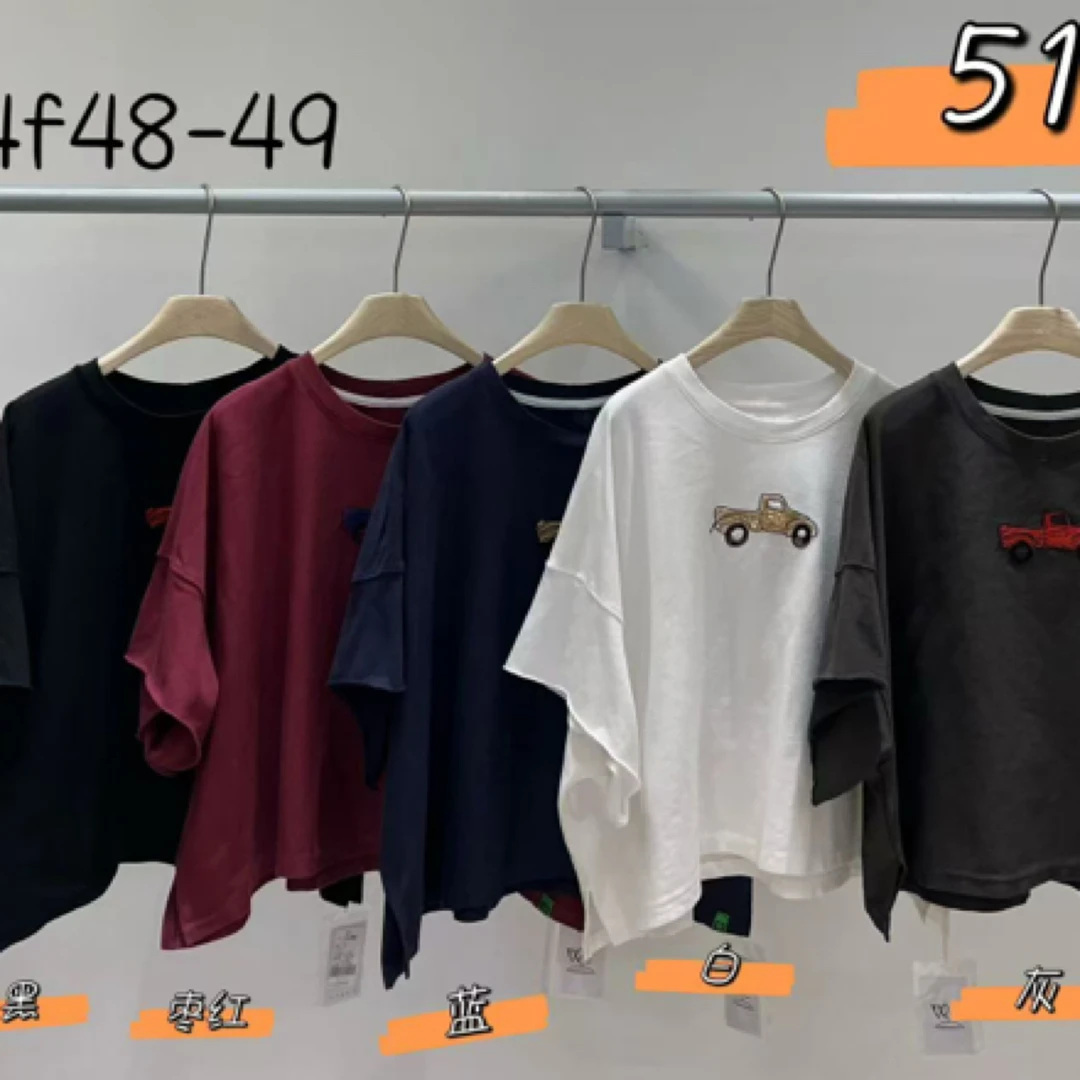 [MuMu木木] We5196秋原单刺绣短袖