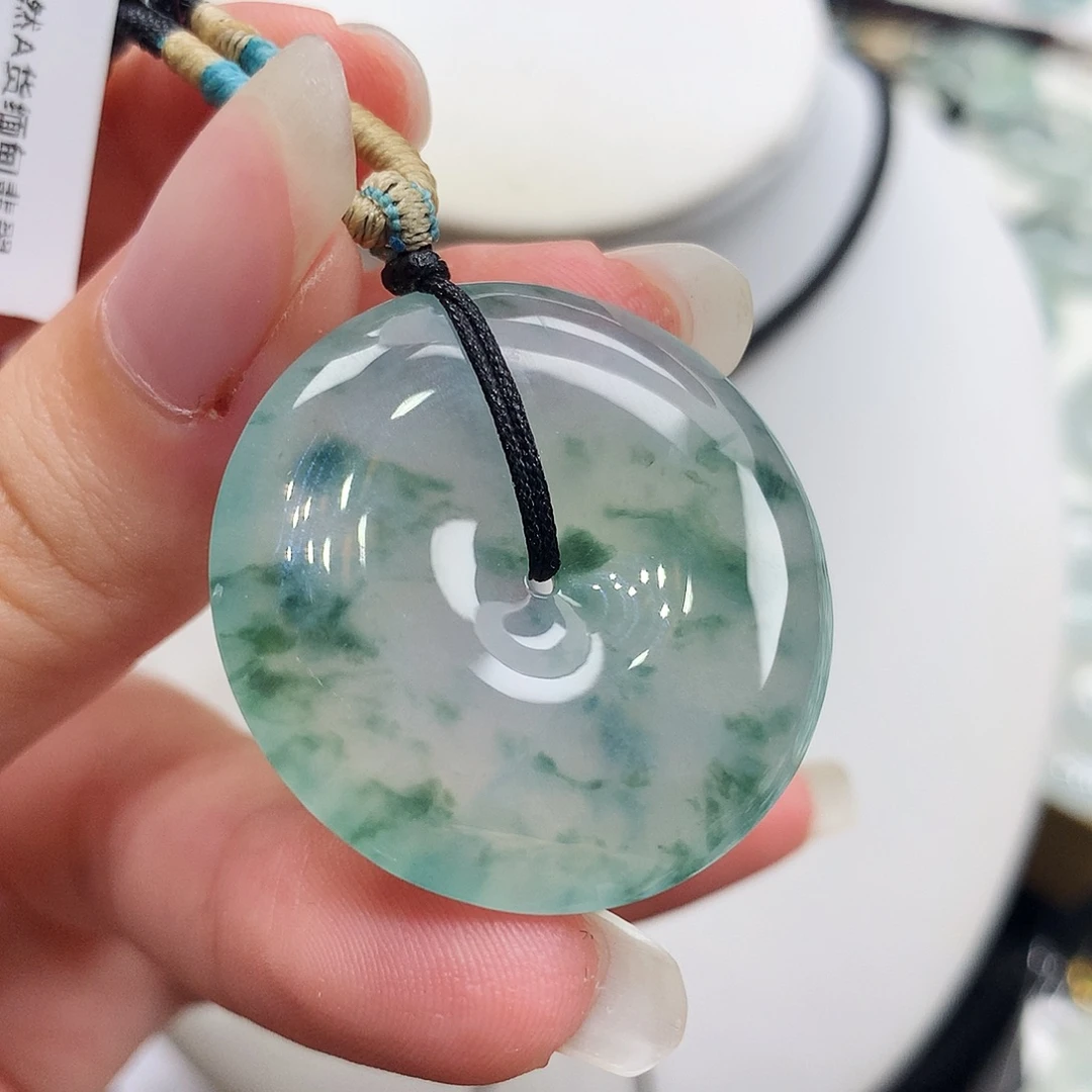 翡翠未镶嵌胸饰翡翠89，32/5.8