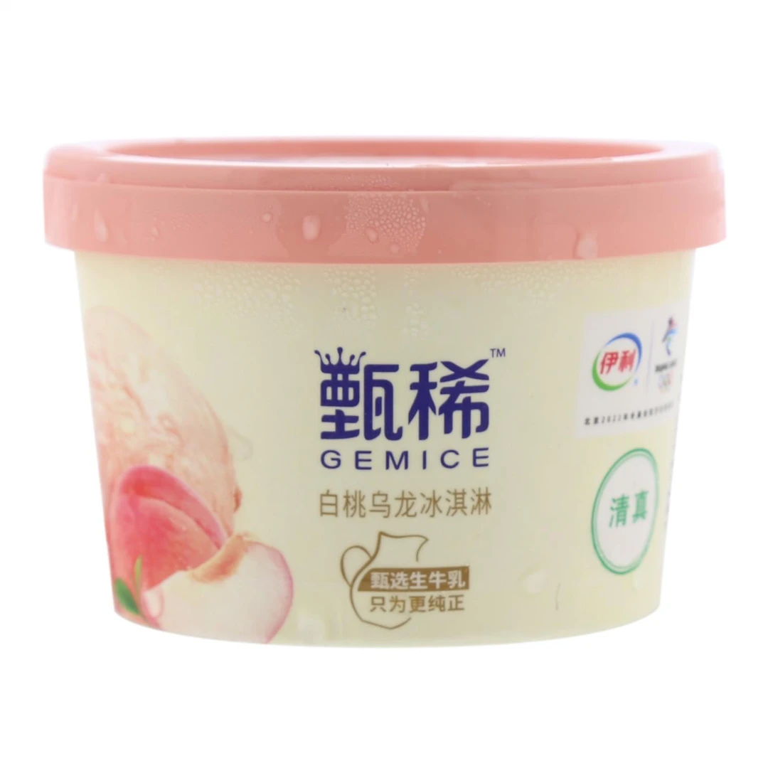 伊利甄稀白桃乌龙冰淇淋 1支/份雪糕同城送