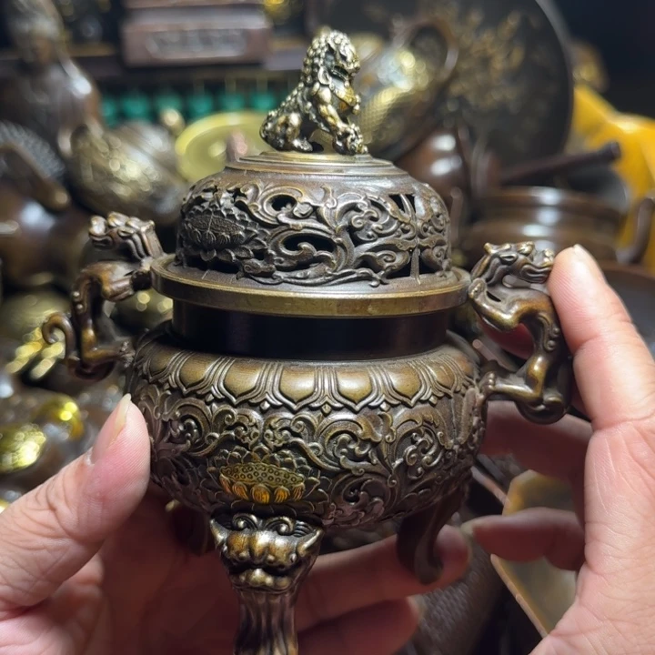 铜器摆件收收藏藏