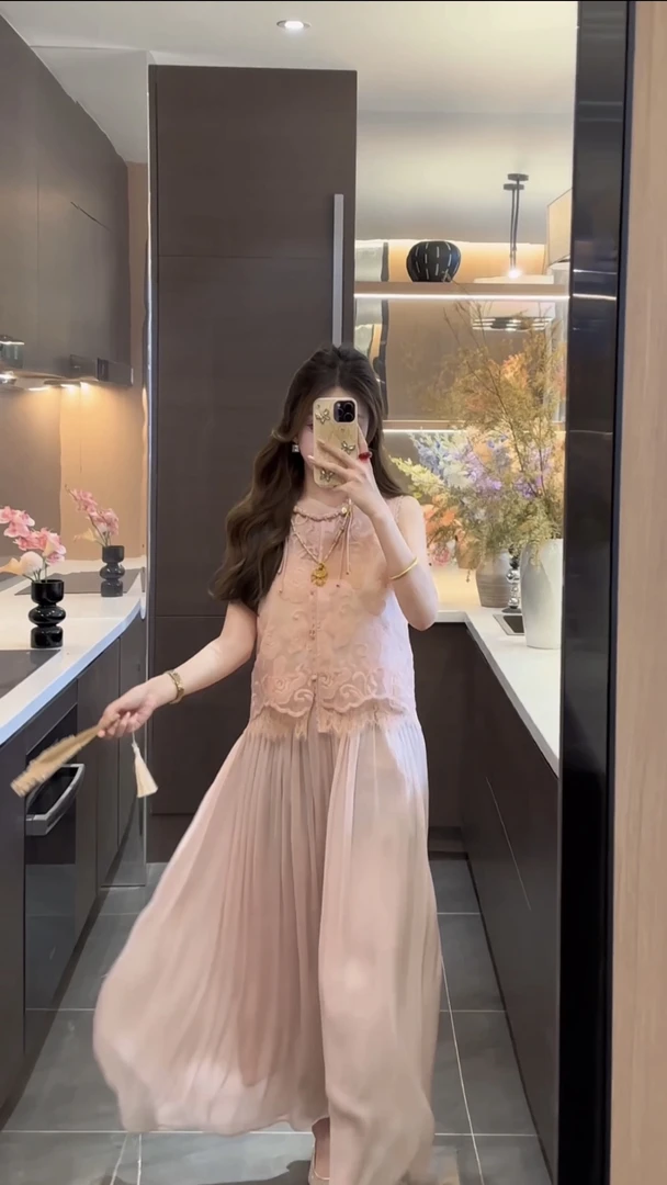 【子芸】《温言》上衣JJX5SY3638无袖重工夏季中式提花国风