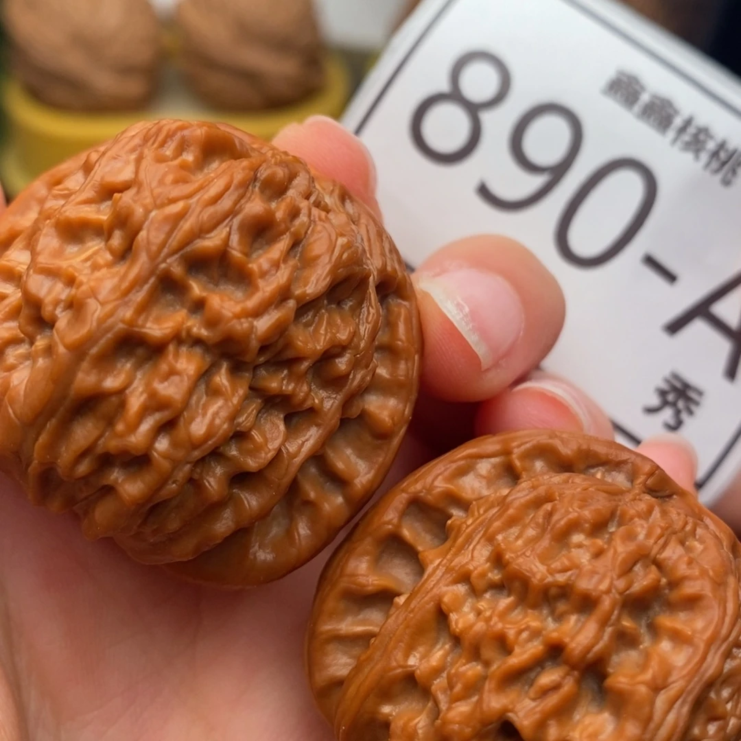 把件文玩核桃白狮子39……