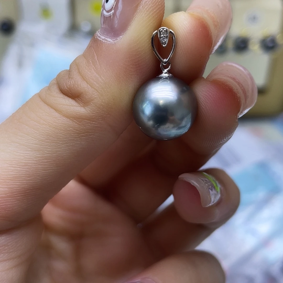 海水珍珠18K金镶嵌颈饰