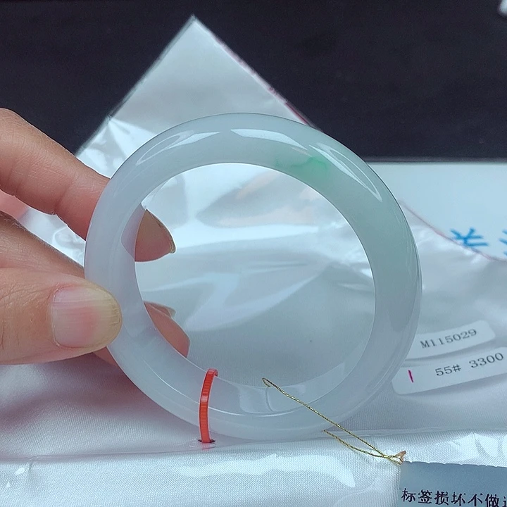 未镶嵌手镯翡翠55圈5029