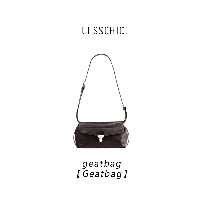 LESSCHIC【Geatbag】牛皮机车包