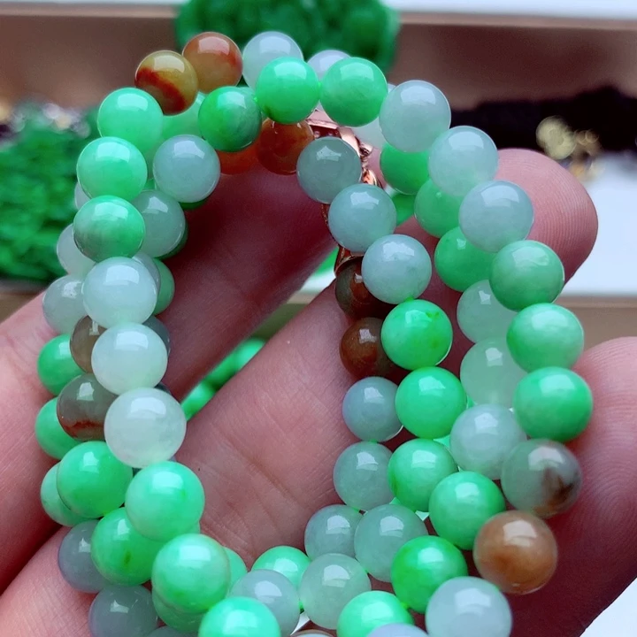 翡翠未镶嵌毛衣链