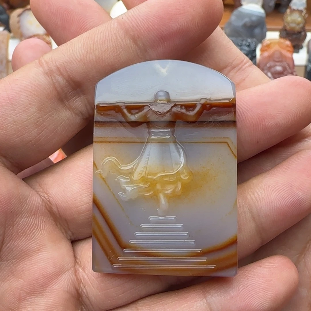 玛瑙/玉髓未镶嵌颈饰