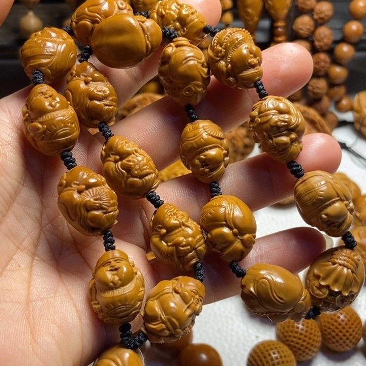 【闪购商品】橄榄核手串/手链财神手持