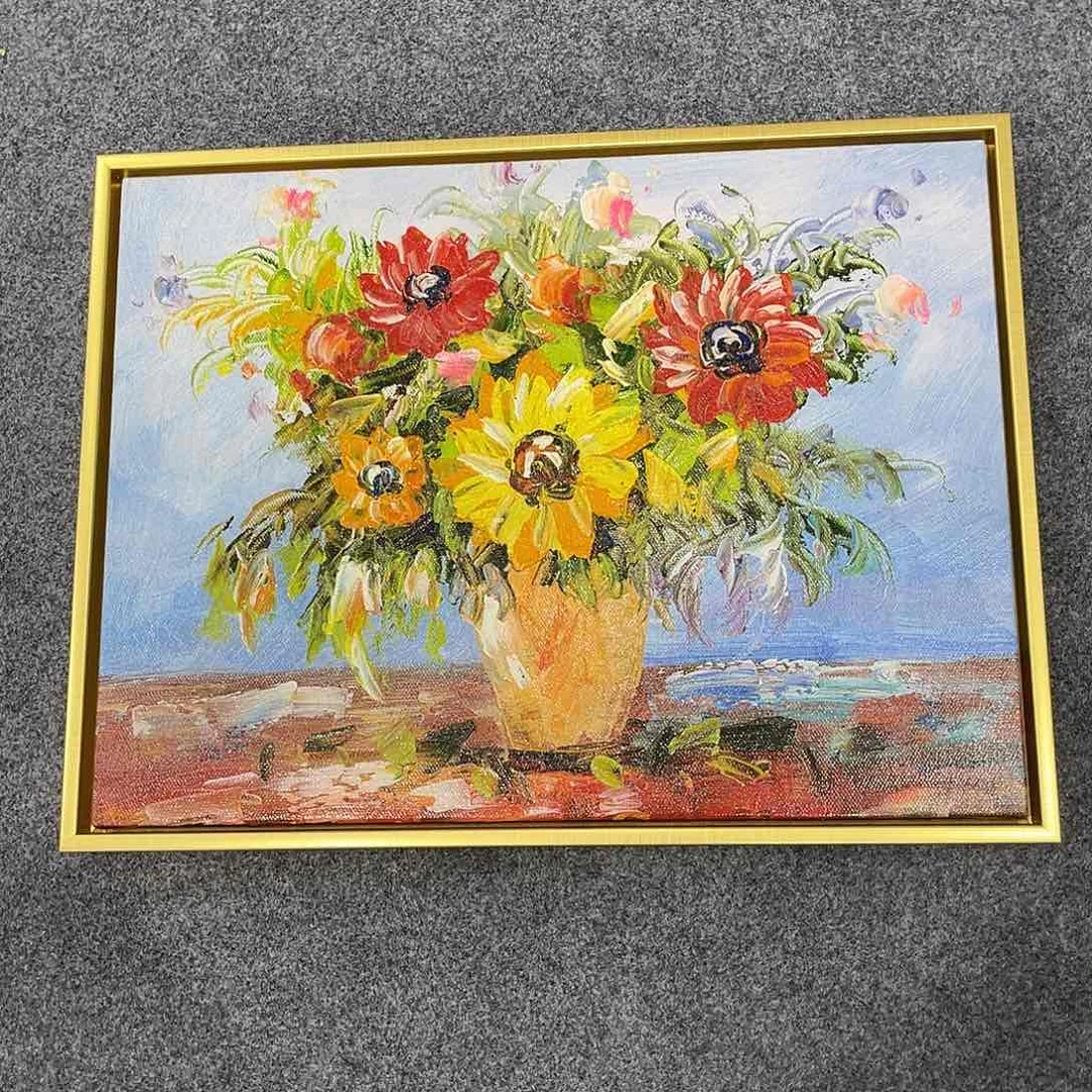 油画花卉33/43带框-/////