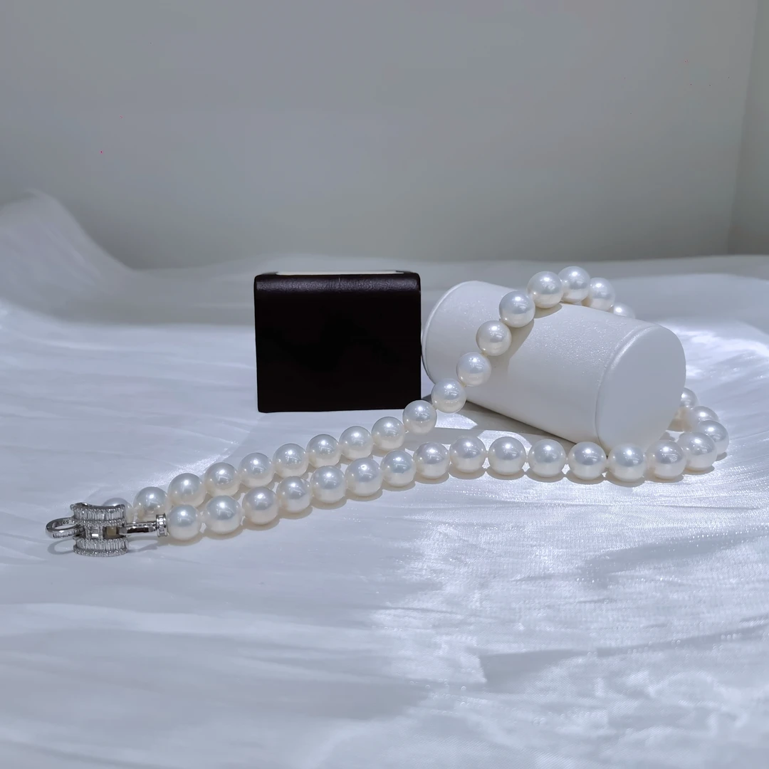 【三生专享】淡水珍珠‘’冰麒麟‘’9-12mm/s925