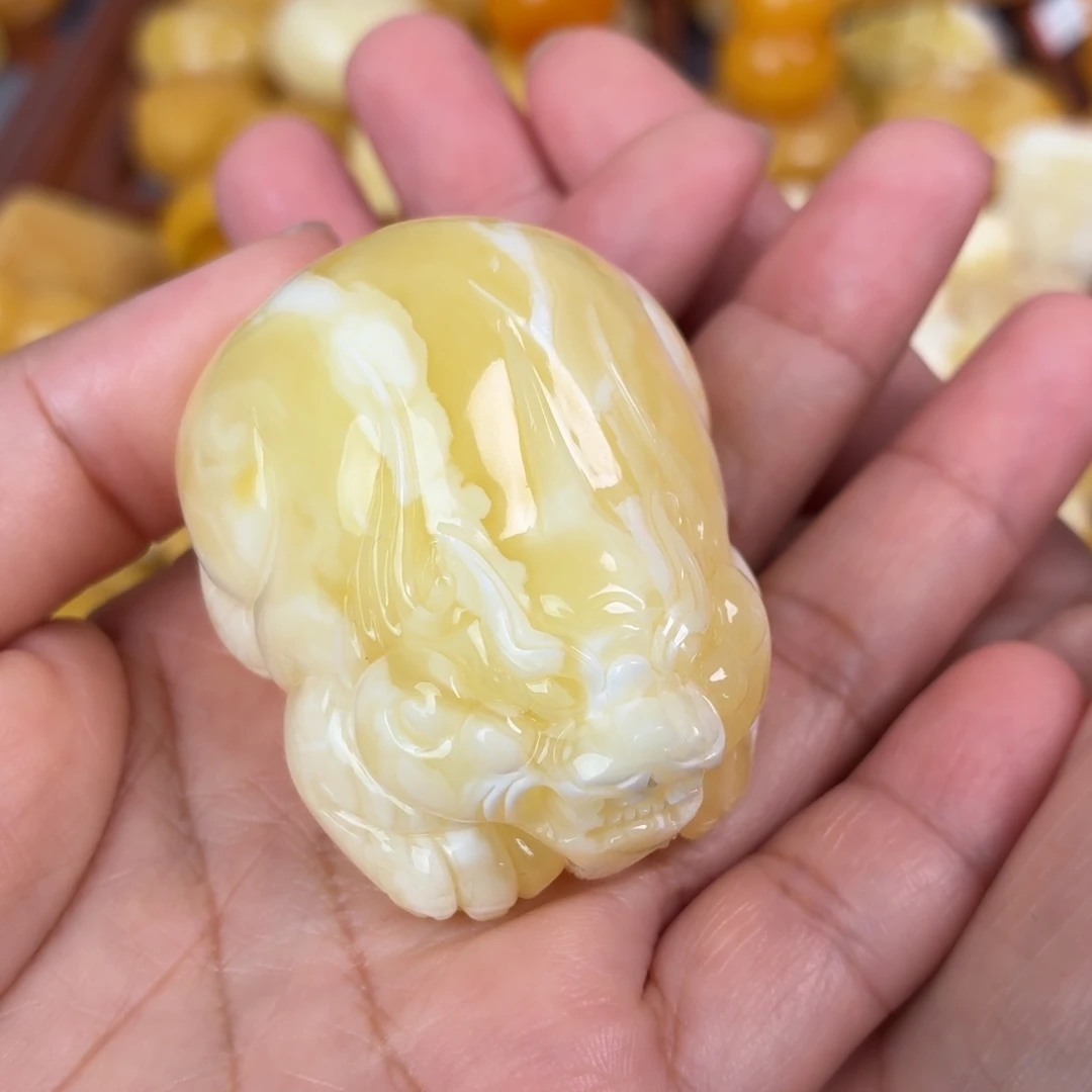 蜜蜡未镶嵌吊坠(不含链)貔貅