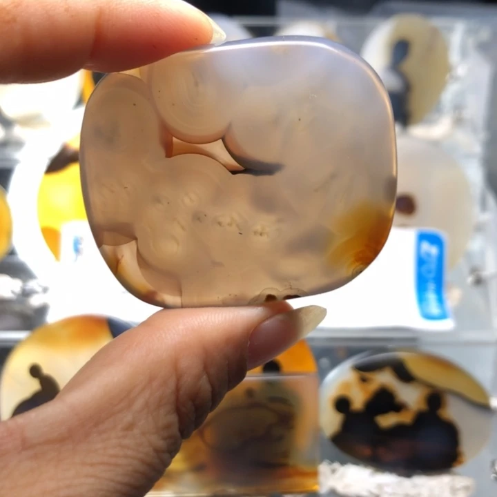 合金玛瑙/玉髓珠宝奇石60有瑕
