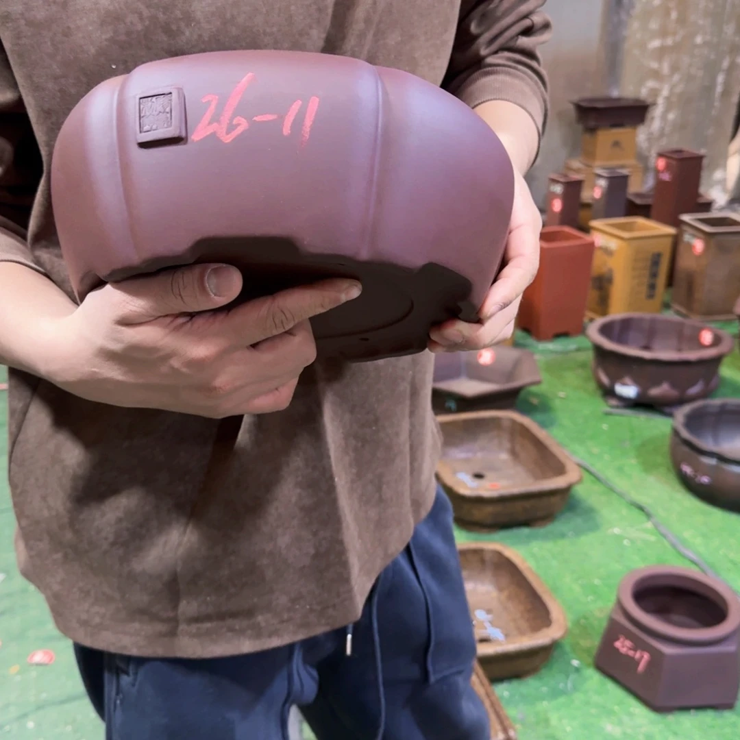 紫砂花盆紫砂花盆