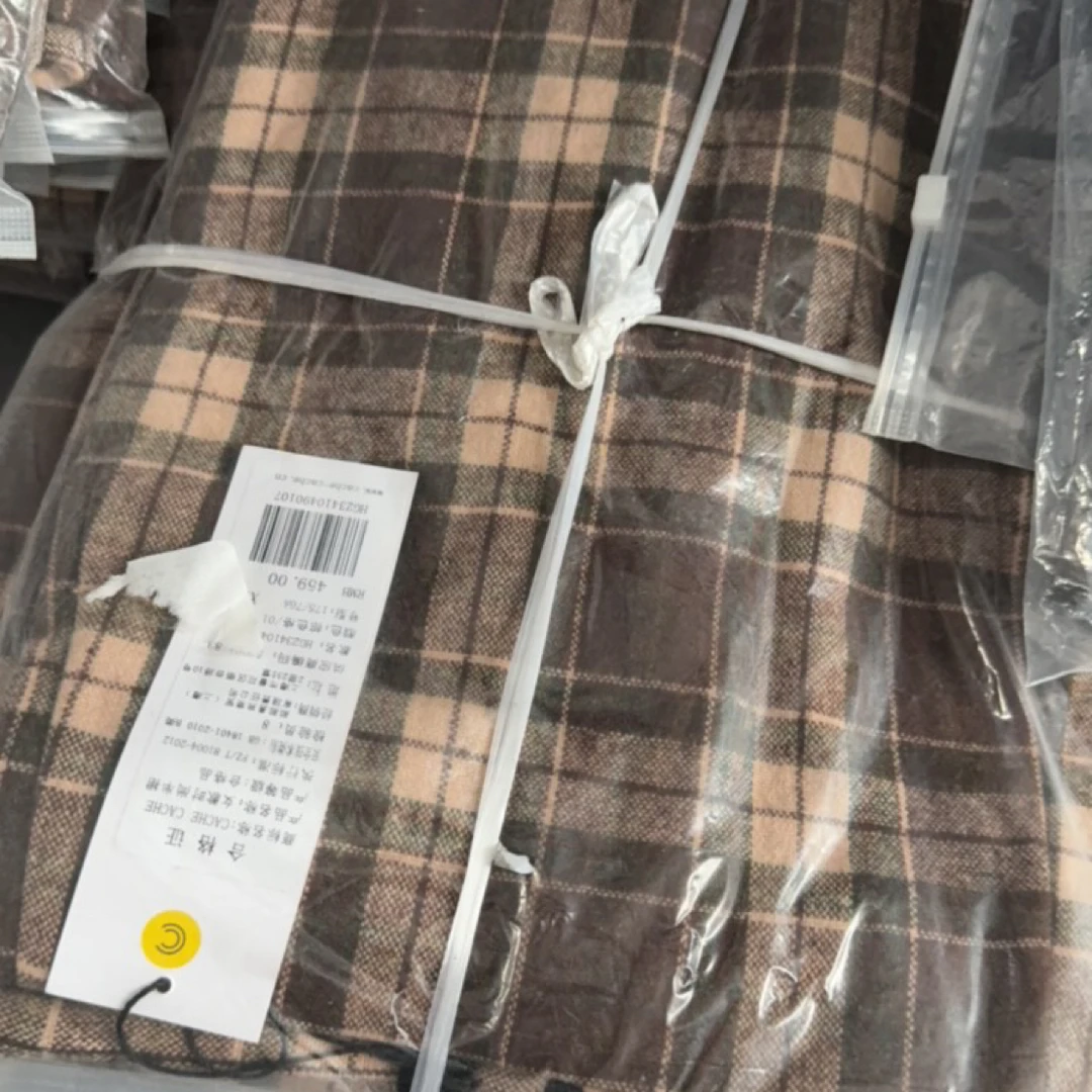 格子 春夏季新款休闲百搭上衣