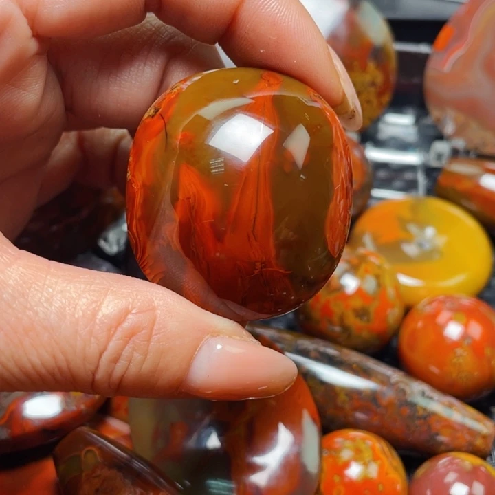 玛瑙/玉髓战国红玛瑙挂件未镶嵌