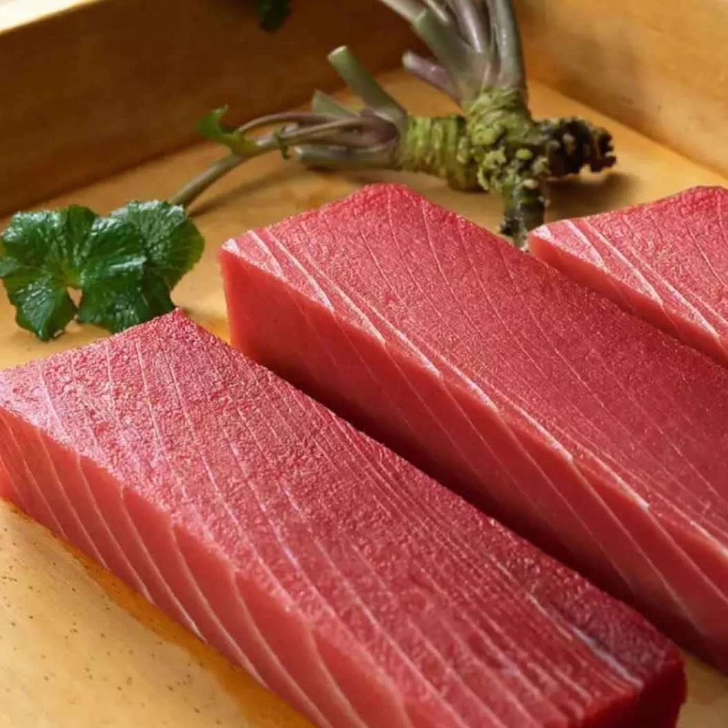 1【拍2条送1条】深海金枪鱼大脂块鱼肉刺身料理送芥末生抽