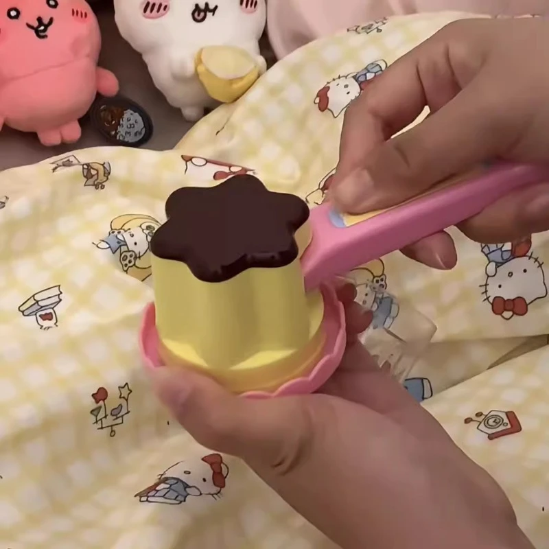 日本布丁喂食玩具咪布丁喂食玩具果冻布丁套装儿童孩子喂食勺子露