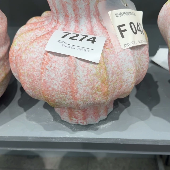 a***e瓷片景德镇高温花器编码7274高28口8默认无孔