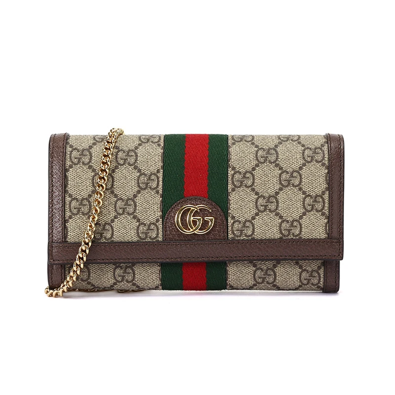 未使用 GUCCI/古驰 女包 女士单肩斜挎包链条手拿包772309 96IWG