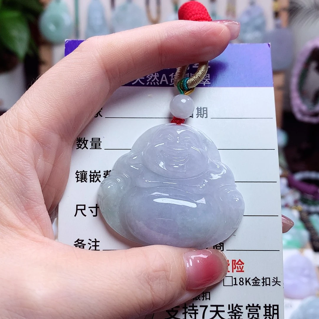 颈饰未镶嵌翡翠佛公65