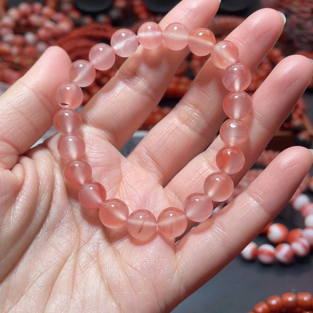 南红玛瑙手链未镶嵌