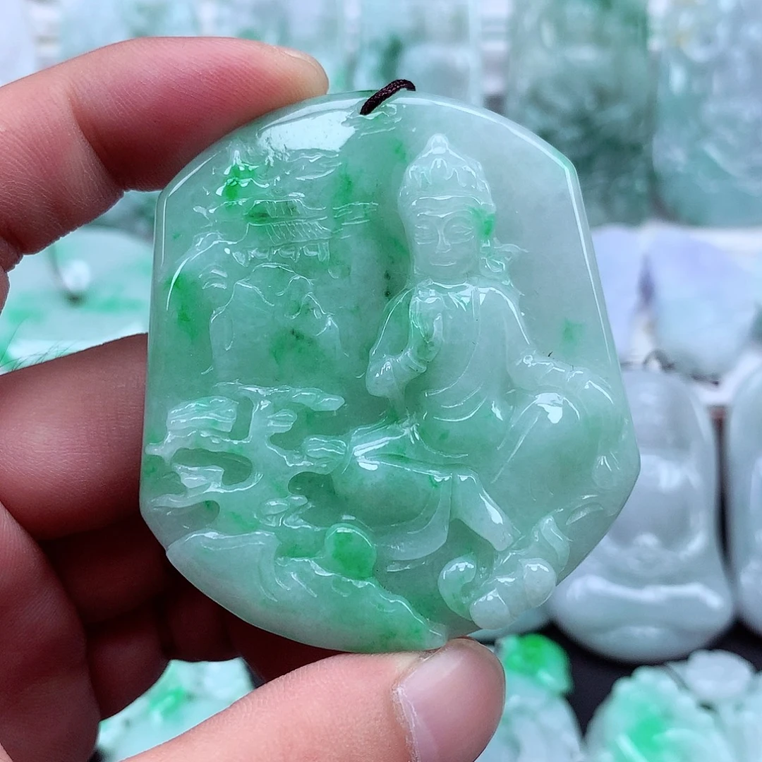 翡翠未镶嵌颈饰翡翠吊坠