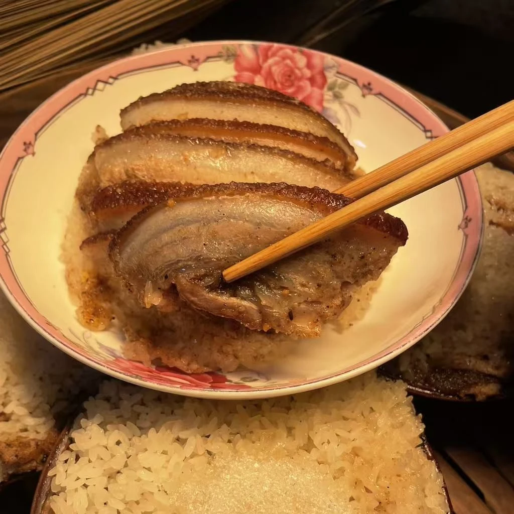 正宗川渝传统柴火蒸制甜烧白喜沙扣肉新鲜五花肉制作真空包装发货